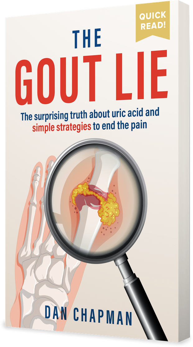 The Gout Lie hardback book by Dan Chapman